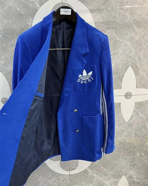 adidas gucci suit blue|Gucci groovy shoes.